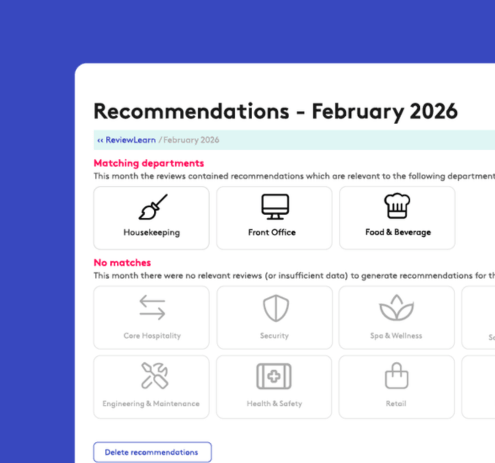 Connect capability investment to guest outcomes