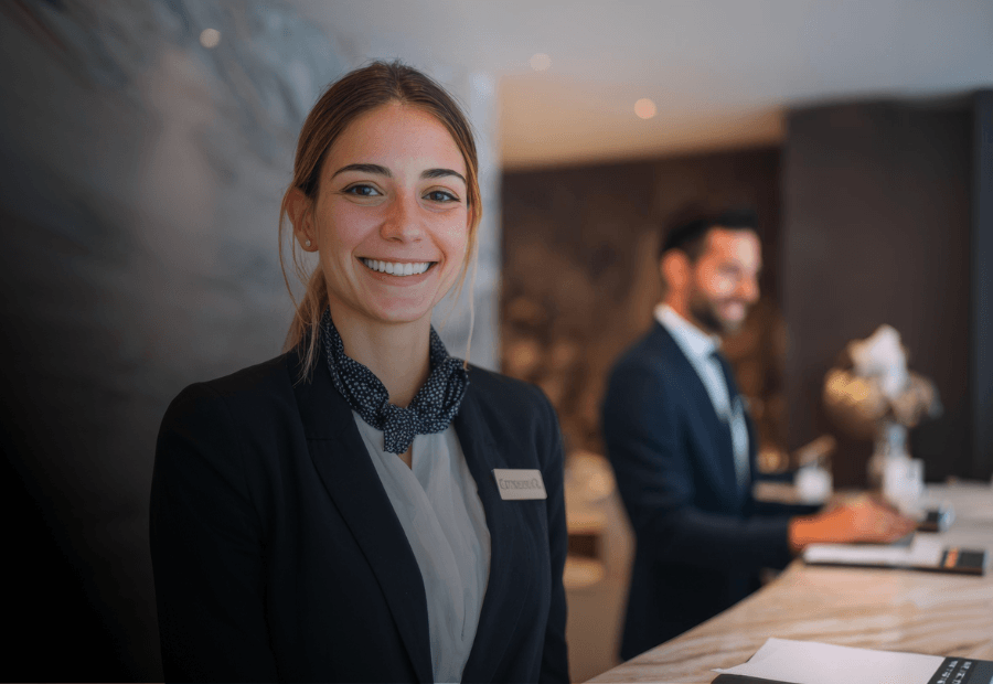 Hotel team member building workforce capability through learning embedded in everyday hospitality operations