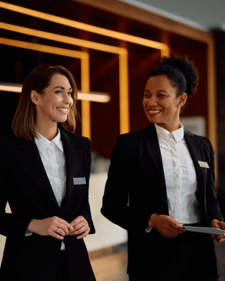 Hospitality managers developing leadership and people management skills
